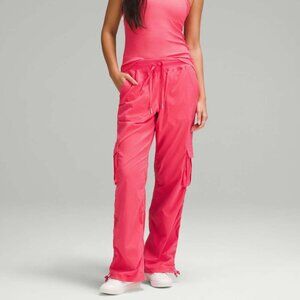 Lululemon Dance Studio Relaxed-Fit Mid-Rise Cargo Pant Glaze Pink Large